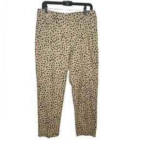LOFT Riviera Slim Pants in Cheetah Print Pants sz 8